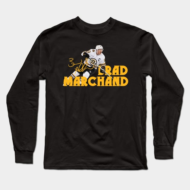 Brad Marchand Long Sleeve T-Shirt by CovpaTees